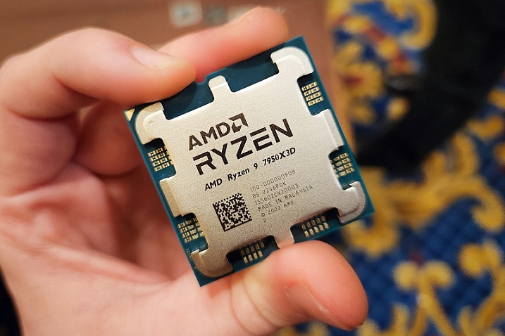 AMD Ryzen 9 7950X3D не смог обойти Ryzen 9 7950X в Blender