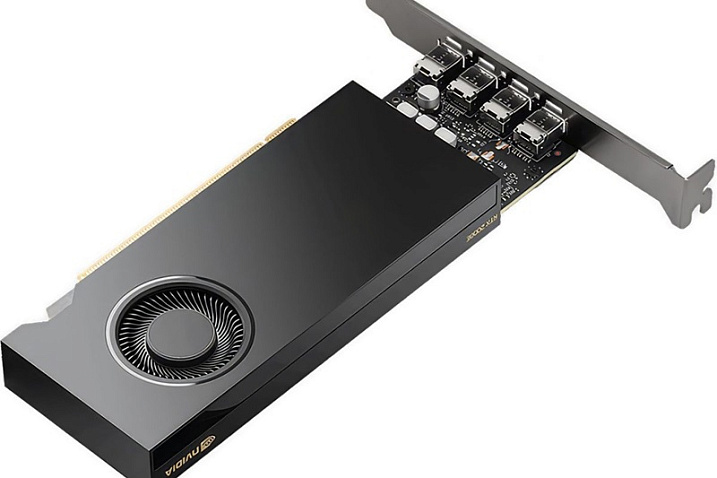 NVIDIA RTX 2000E Ada – однослотовая видеокарта с 16 Гбайтами памяти и TDP 50 Вт