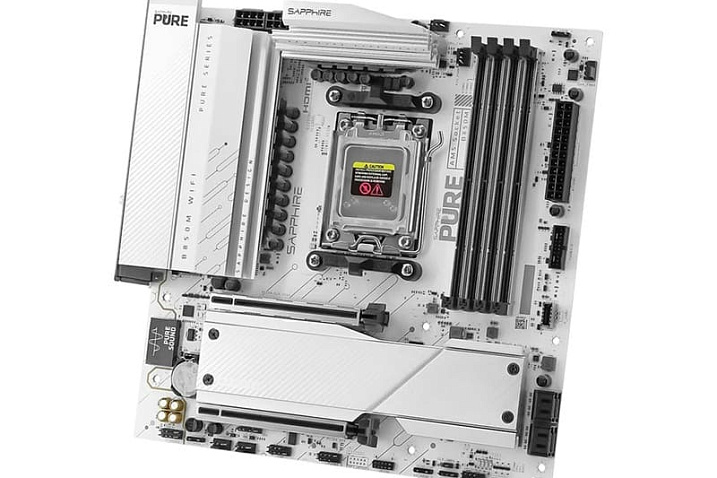 Материнская плата SAPPHIRE PURE X870A WIFI 7 близка к глобальному запуску