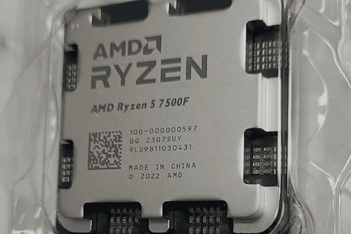 AMD готовится к выпуску процессора Ryzen 5 7500F без интегрированной графики