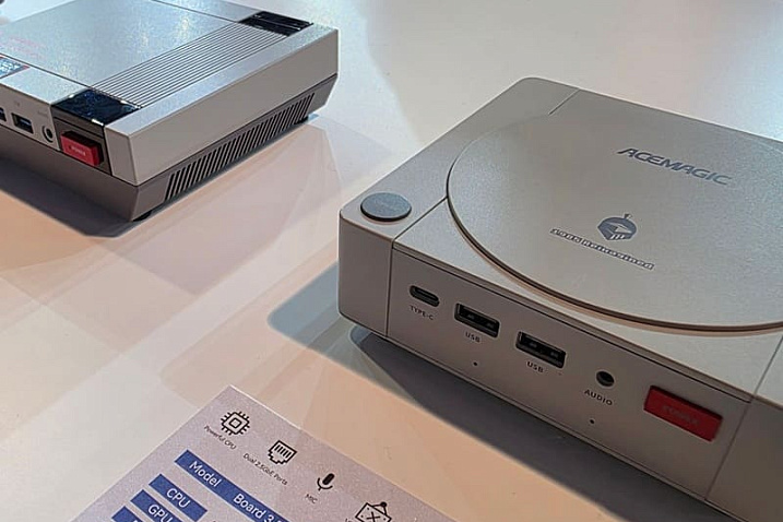 CES 2026: новые мини-ПК от ACEMAGIC, вдохновлённые NES и PlayStation