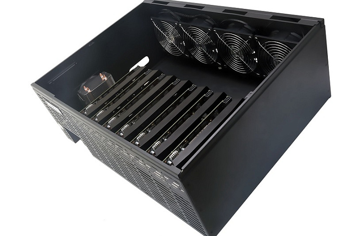 BIOSTAR использует видеокарты Radeon RX 580 для создания майнера iMiner A588X8D2