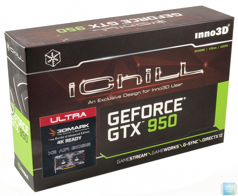 Обзор и тест видеокарты Inno3D iChill GeForce GTX 950 2GB Ultra