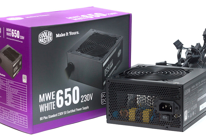 Обзор и тестирование блока питания Cooler Master MWE 650 White 230V-V2