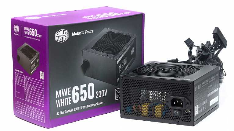 Обзор и тестирование блока питания Cooler Master MWE 650 White 230V-V2