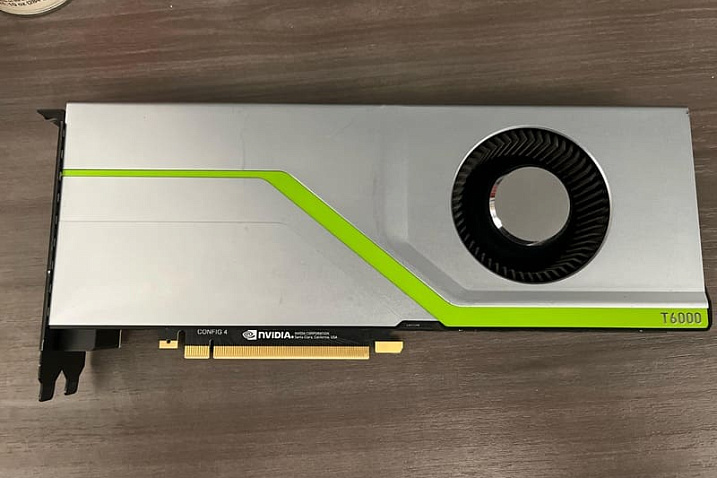 Пользователю удалось обзавестись инженерным образцом NVIDIA Quadro RTX T6000