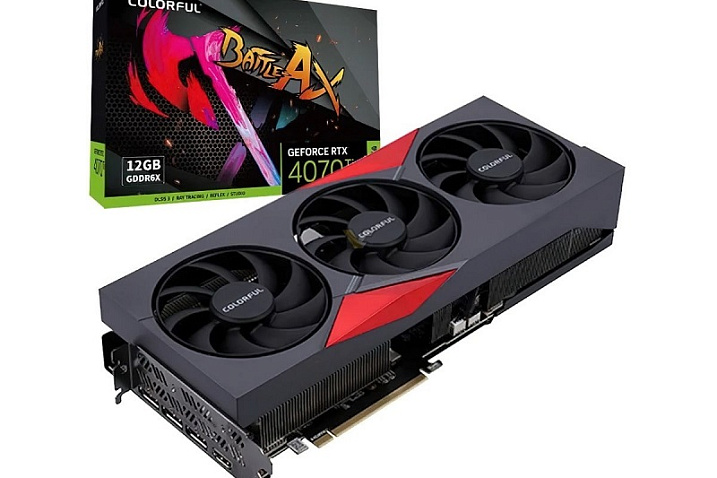 Характеристики Colorful GeForce RTX 4070 Ti BattleAx идентичны RTX 4080 12GB