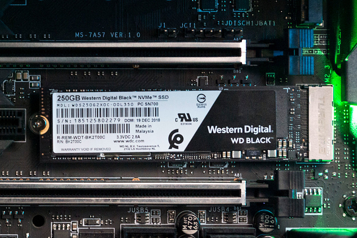 Обзор и тестирование накопителя WD Black NVMe SSD объемом 250 ГБ