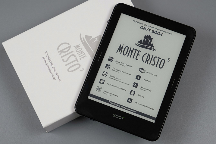 Обзор электронной книги ONYX BOOX Monte Cristo 5