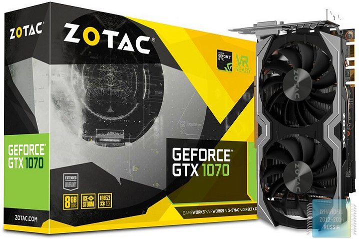 Zotac выпустила компактную модель GeForce GTX 1070
