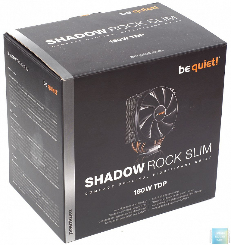 Обзор и тест кулера be quiet! Shadow Rock Slim