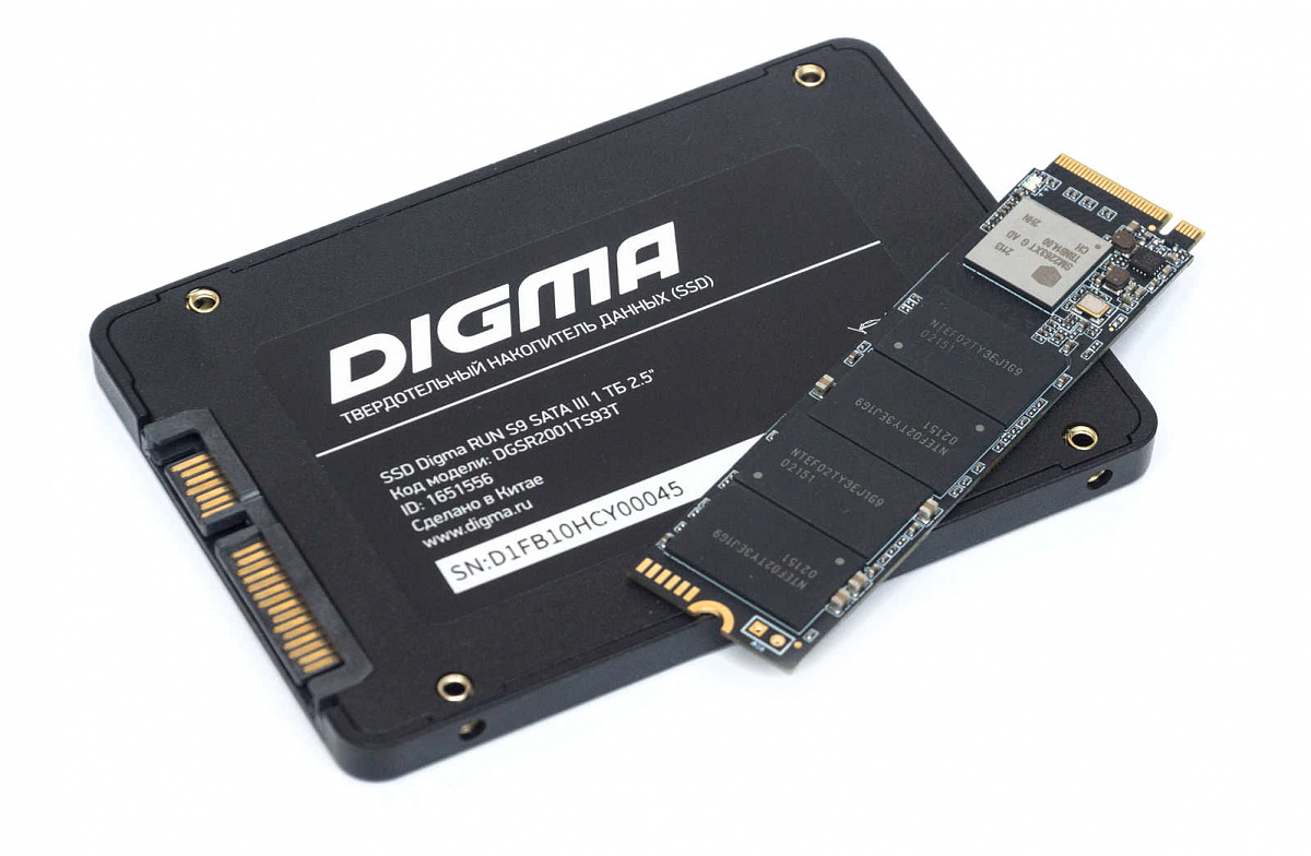 Сравнительный обзор SSD-накопителей Digma Run S9 (DGSR2001TS93T) и Mega S3  (DGSM3001TS33T) на 1 ТБ — i2HARD