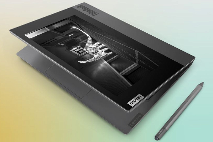 CES 2020: Lenovo представила ThinkBook Plus, с сенсорным E Ink-экраном в крышке