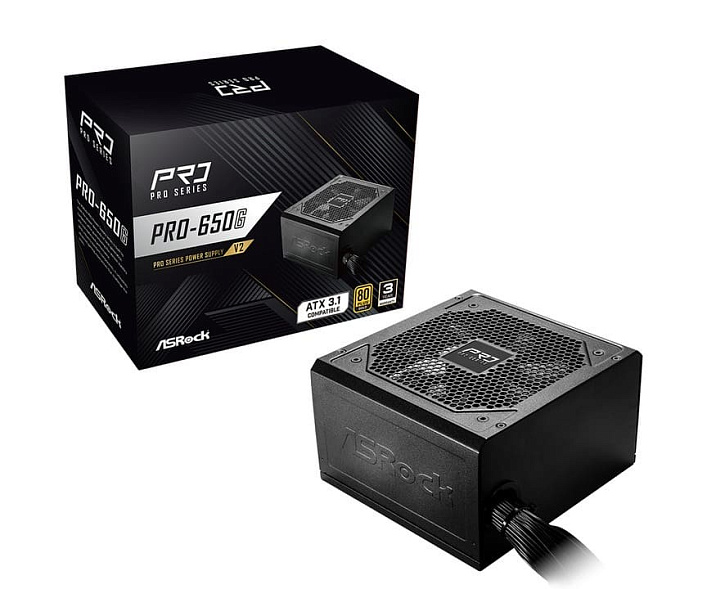 Блок питания ASRock PRO V2 Gold 650W