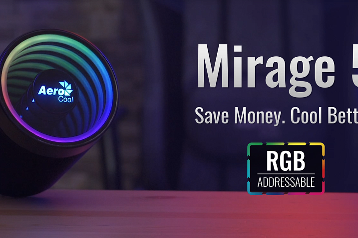AeroCool представила процессорный кулер Mirage 5