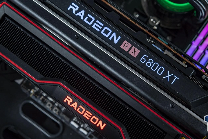 Две видеокарты AMD Radeon RX 6800 XT протестировали в режиме mGPU