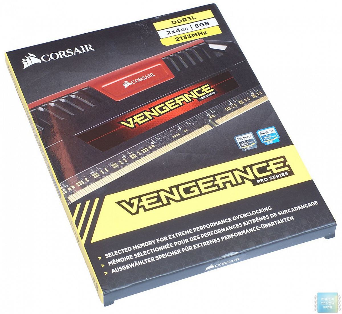 Обзор и тестирование комплекта оперативной памяти 2x4 Гбайт DDR3L-2133  Corsair Vengeance Pro (CMY8GX3M2C2133C11R) — i2HARD