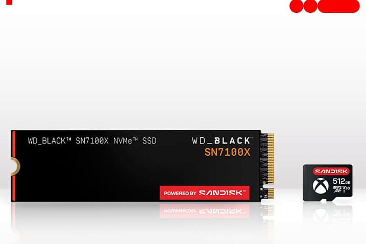 Sandisk выпустила карту памяти microSD и накопитель WD_BLACK SN7100X для ASUS ROG Xbox Ally