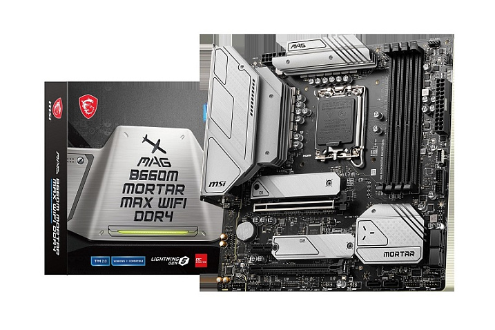 MSI MAG B660M Mortar Max для разгона заблокированных Alder Lake может выйти в июле