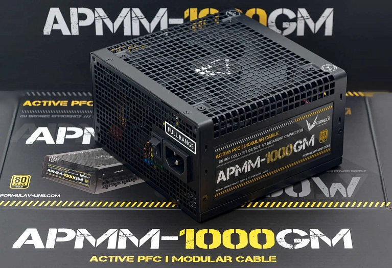 Обзор и тестирование блока питания Formula V APMM-1000GM Обзор и тестирование блока питания Formula V APMM-1000GM