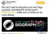 AMD планирует анонсировать игровые видеокарты Radeon RX Vega на SIGGRAPH 2017