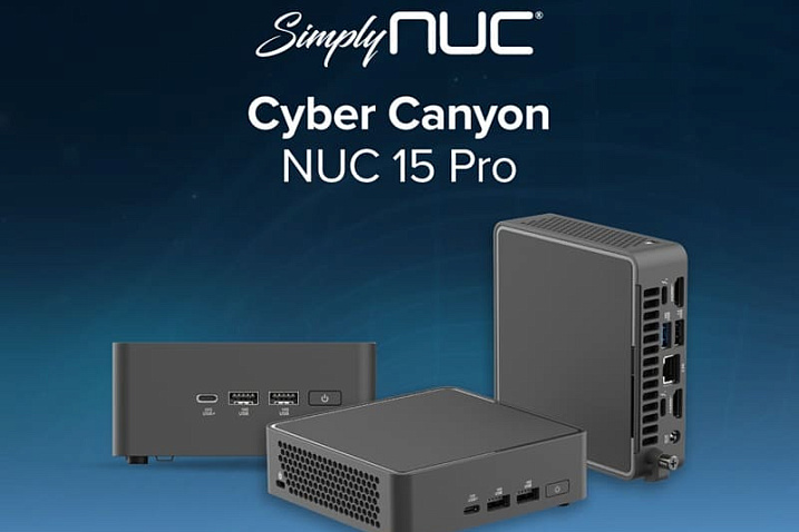 Simply NUC анонсировала мини-ПК NUC 15 Pro Cyber Canyon с Core Ultra 200H