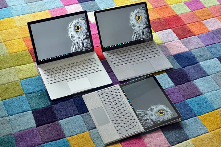 Новые ноутбуки Microsoft Surface могут получить процессор от AMD