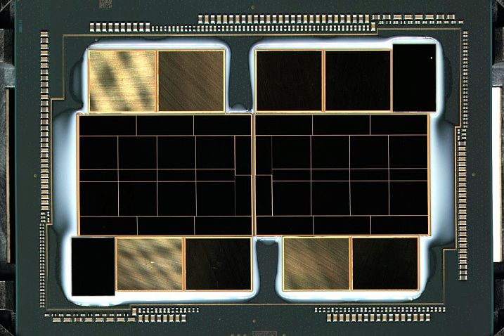 Раджа Кодури поделился фотографией кристаллов графического процессора Intel Xe-HPC