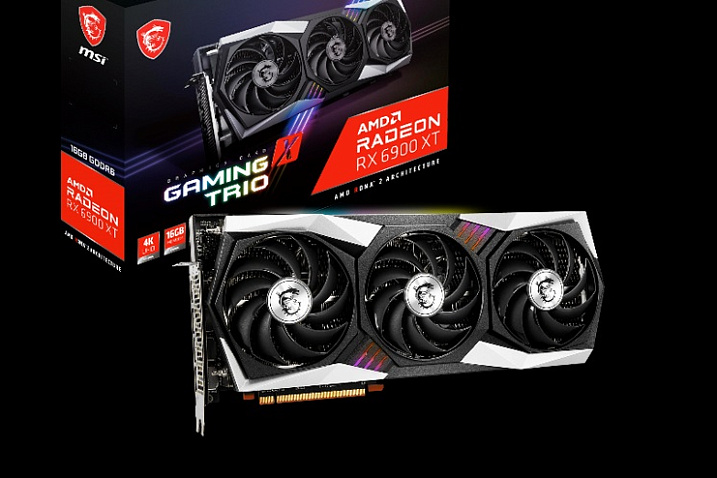 MSI представила видеокарту Radeon RX 6900 XT GAMING X TRIO