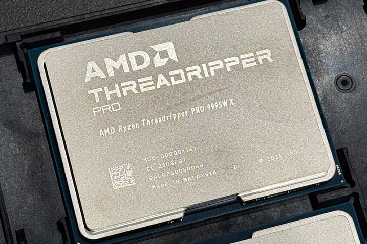 96-ядерный AMD Threadripper PRO 9995WX потребляет 950 Вт при разгоне до 5.0 GHz