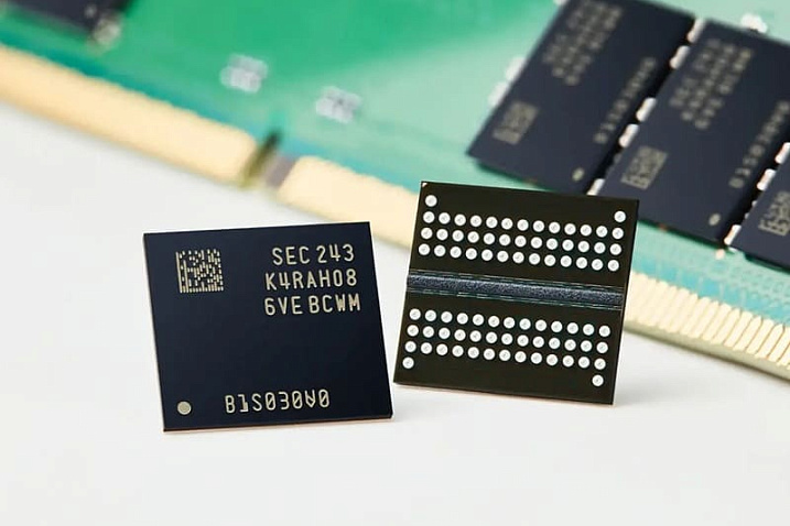 Samsung наладила выпуск микросхем DRAM по 10-нм техпроцессу 1c шестого поколения