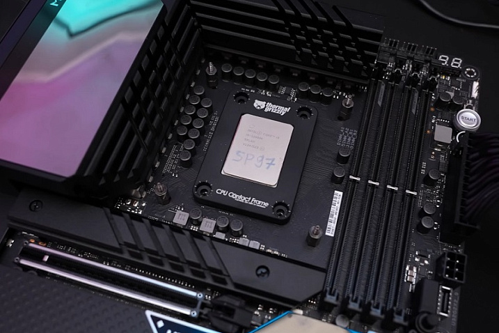 Установка рамки Thermal Grizzly CPU Contact Frame снижает температуру Intel Alder Lake до 7°C