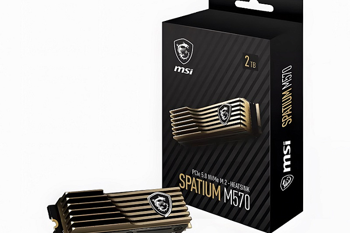 MSI выпустила твердотельный накопитель Spatium M570 HS с PCI Express 5.0