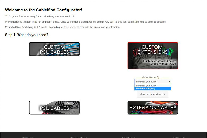 Обзор комплекта проводов от CableMod
