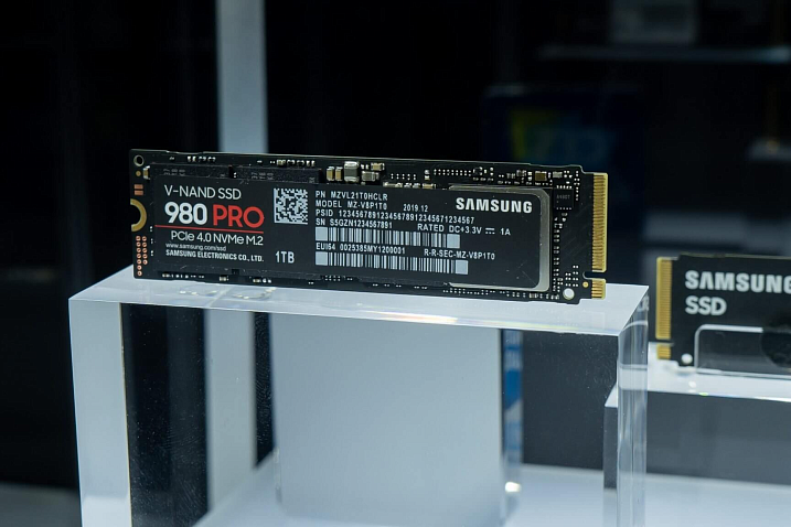 Samsung готовит SSD-накопители 980 Pro в том числе на 1 ТБайт