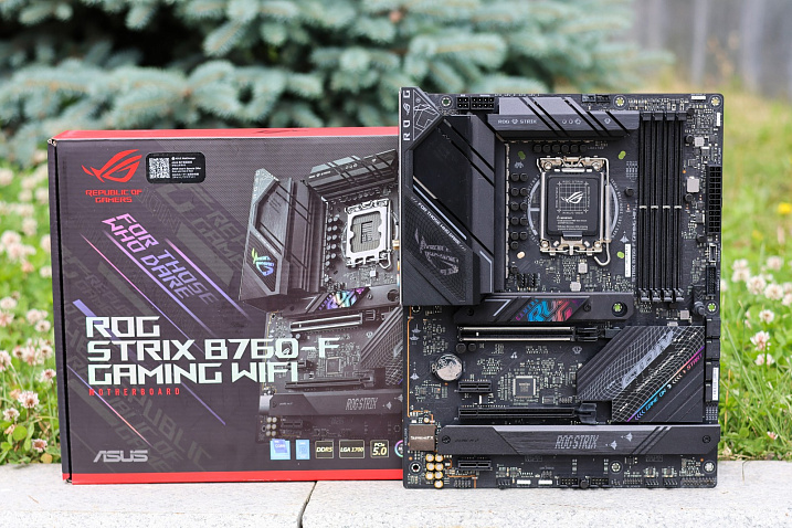 Обзор и тест материнской платы ASUS ROG Strix B760-F Gaming Wi-Fi