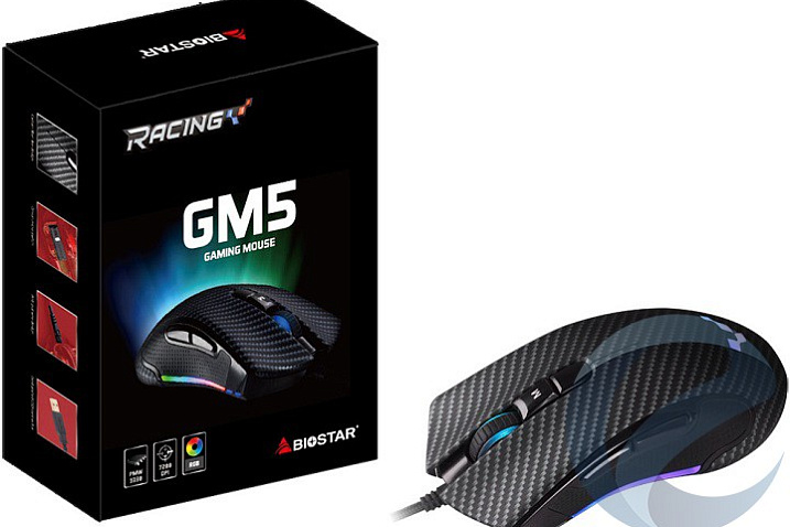 Biostar анонсировала игровую мышь Racing GM5