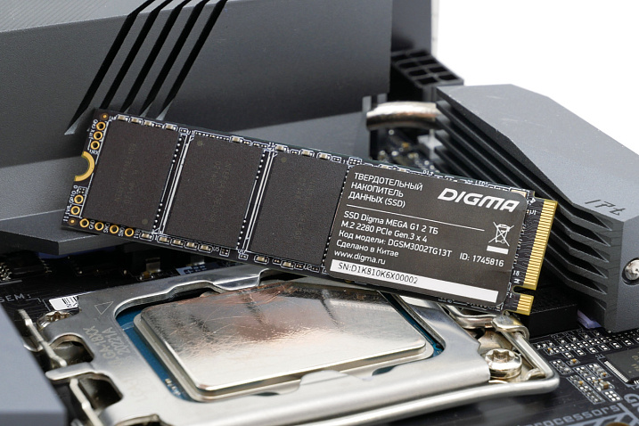 Обзор и тест NVMe-накопителя Digma Mega G1 объемом 2 Тбайт