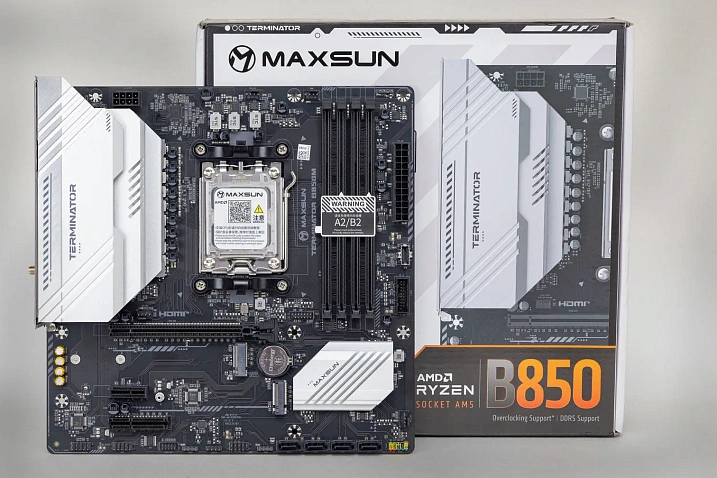 Обзор и тестирование материнской платы Maxsun Terminator B850M WIFI
