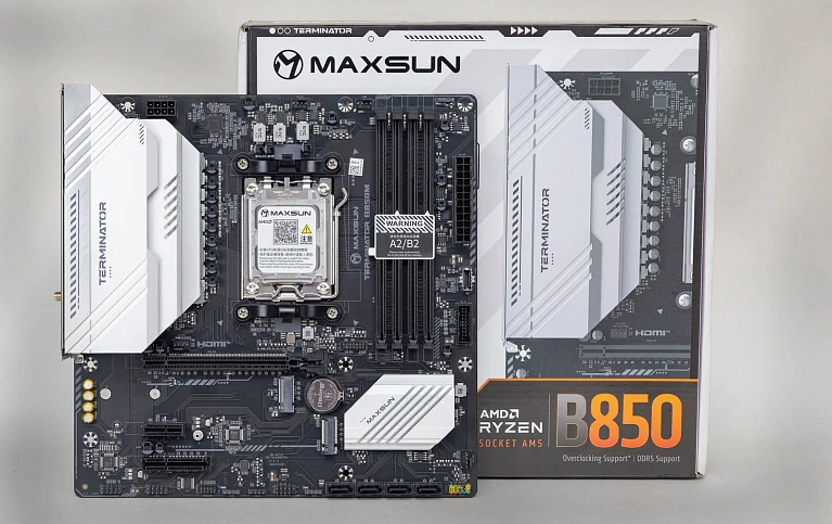 Обзор и тестирование материнской платы Maxsun Terminator B850M WIFI