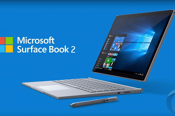 Microsoft представила Surface Book 2