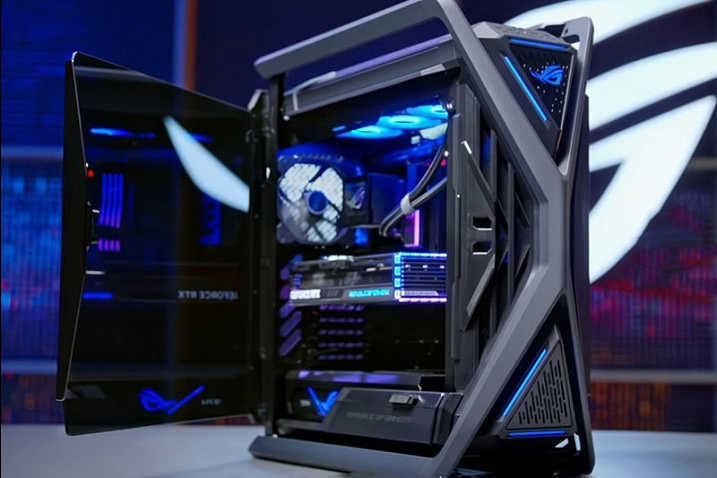 ASUS показала материнскую плату, видеокарту и корпус серии BTF со скрытыми разъемами