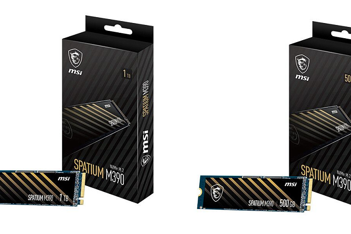 MSI показала SSD-накопители Spatium M390 типа M.2