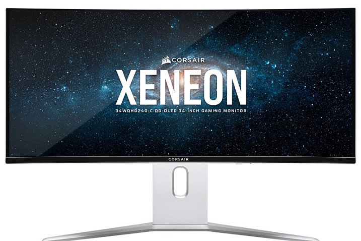 CORSAIR выпустила премиальный монитор XENEON 34WQHD240-C QD-OLED