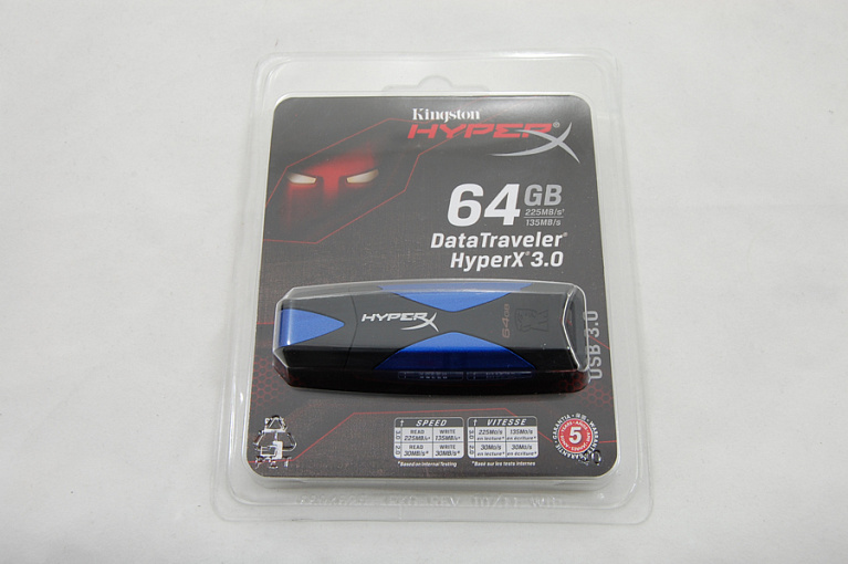 Обзор флеш-накопителя Kingston DataTraveler HyperX USB 3.0 64GB