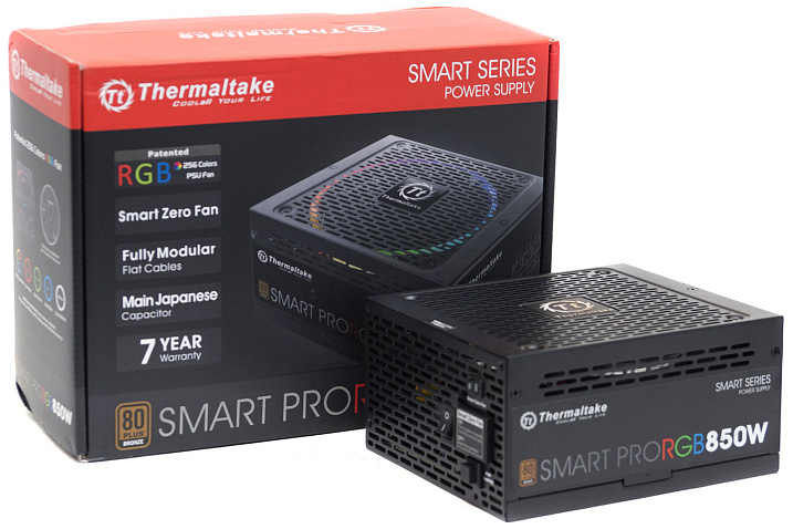 Обзор и тестирование блока питания Thermaltake Smart Pro RGB 850W Bronze Fully Modular
