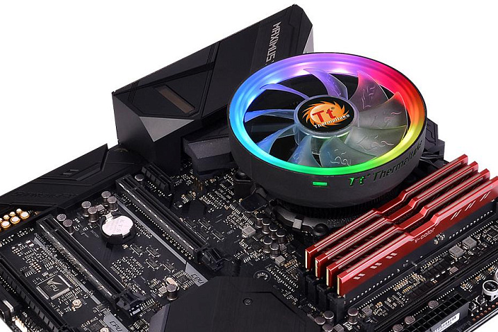 Thermaltake анонсировала низкопрофильный процессорный кулер UX100 ARGB