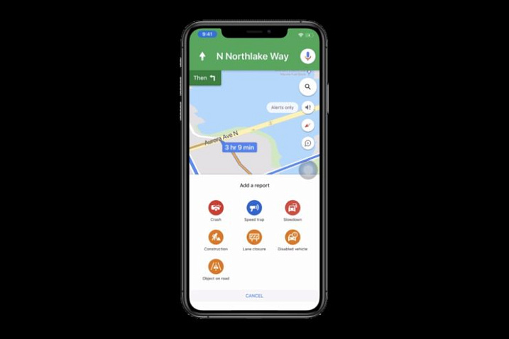 Google Maps для iOS теперь разрешают пользователям сообщать об авариях и пробках