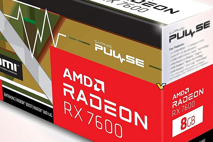 AMD Radeon RX 7600 замечена в канадской рознице