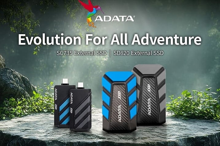 ADATA представила внешние твердотельные накопители SD820 и SC735